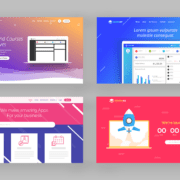 Beipsiele verschiedener Landingpages. Eine Landingpage als Werbemittel fÃ¼r Ihre neuen Kunden.